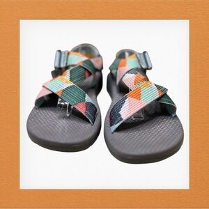 Chaco Sandals with Colorful Geometric Straps